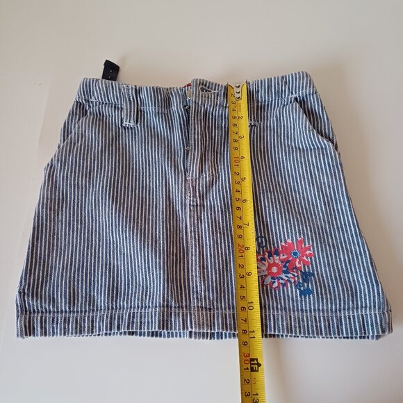 Girls' Kids Be Live Sportswear 100% Coton Stripped Skirt 6 - Picture 6 of 7